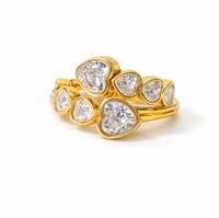 Image 1 of Crystal Heart Ring