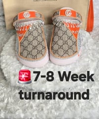 Image 1 of Orange Gorg girl CROCS ONLY