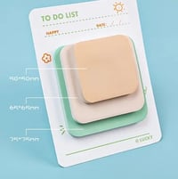 Image 4 of 1peace solid Color sticky Notes 
