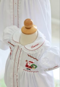 Image 10 of ELH x Manolitas Girl's Hand Smocked Santa Collection 