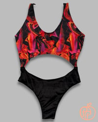 Image 1 of Sunset marble Peri Bodysuit
