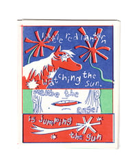 Image 3 of Blue and Red Horses Zine - Misreg