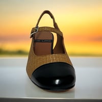 Image 3 of ANGEL ALARCON MARION BLACK/RAFFIA