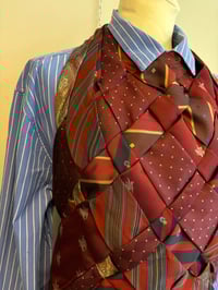 Image 4 of Tie top, bordeaux (xs-l)