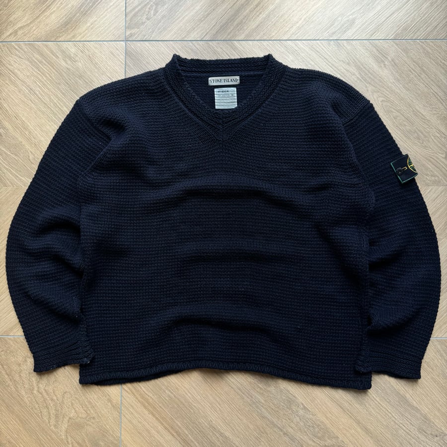 Image of SS 1999 Stone Island Wool Sweatshirt, Size large