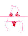 Kaw x bape pink bikini