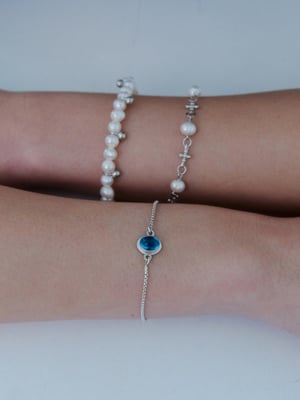Image of LOWOOL - Dew Silver Bracelet