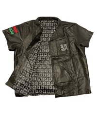 Image 1 of Bullet or Ballot Leather Shirt