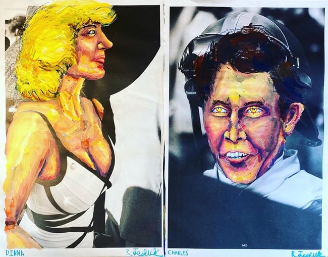 Diana and Charles-Original Painting 