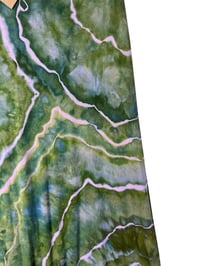 Image 5 of XXL Knit Pocket Tank Dress in Verdant Geode Ice Dye