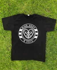 Image 3 of Mind Body & Sole Logo T-Shirt BLACK 
