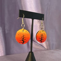 Image 3 of Mini Round Earrings (corn)