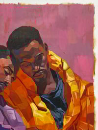 Image 3 of The Sun And The Moon - 24x30" Acrylic on canvas