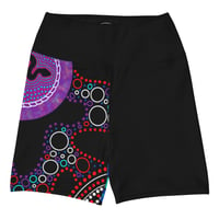 Image 1 of Yoga Shorts "Snake Dreaming"