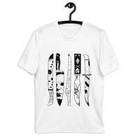 Image 1 of White 5 Knives T-shirt