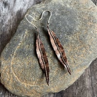 Image 4 of Autumn Leaf Earrings ~ Willow