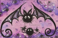 ‘Soot Bat & the Star Collector’ Embellished Art Print