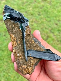 Image 10 of Vivianite & Ludlamite on Matrix Specimen |Brazil #2860