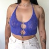 mohair o-ring halter