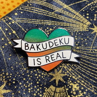 Image 3 of Bakudeku Is Real Enamel Pin