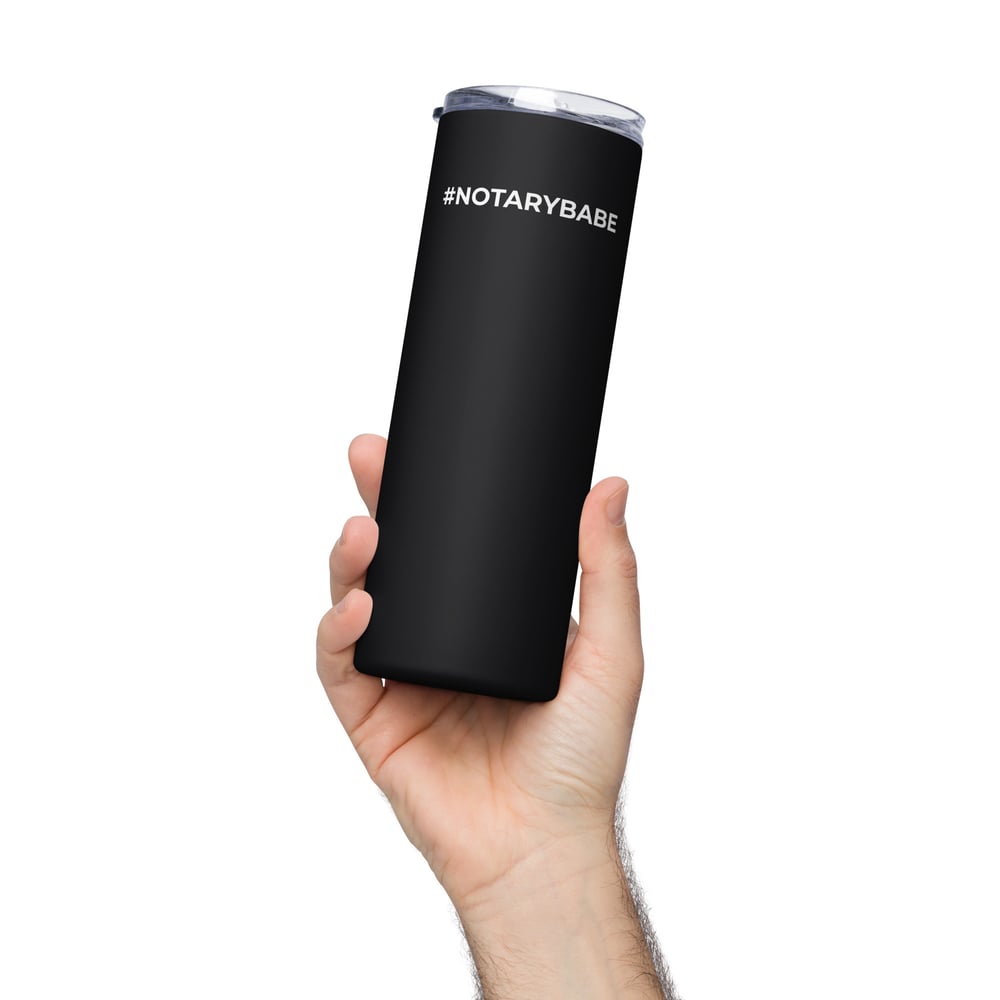 Image of #NOTARYBABE Stainless Steel Tumbler