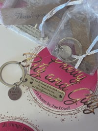 Image 2 of Thank You Keyrings