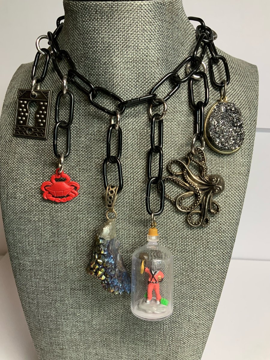 Image of Vintage Knick-Knack Junk Necklace
