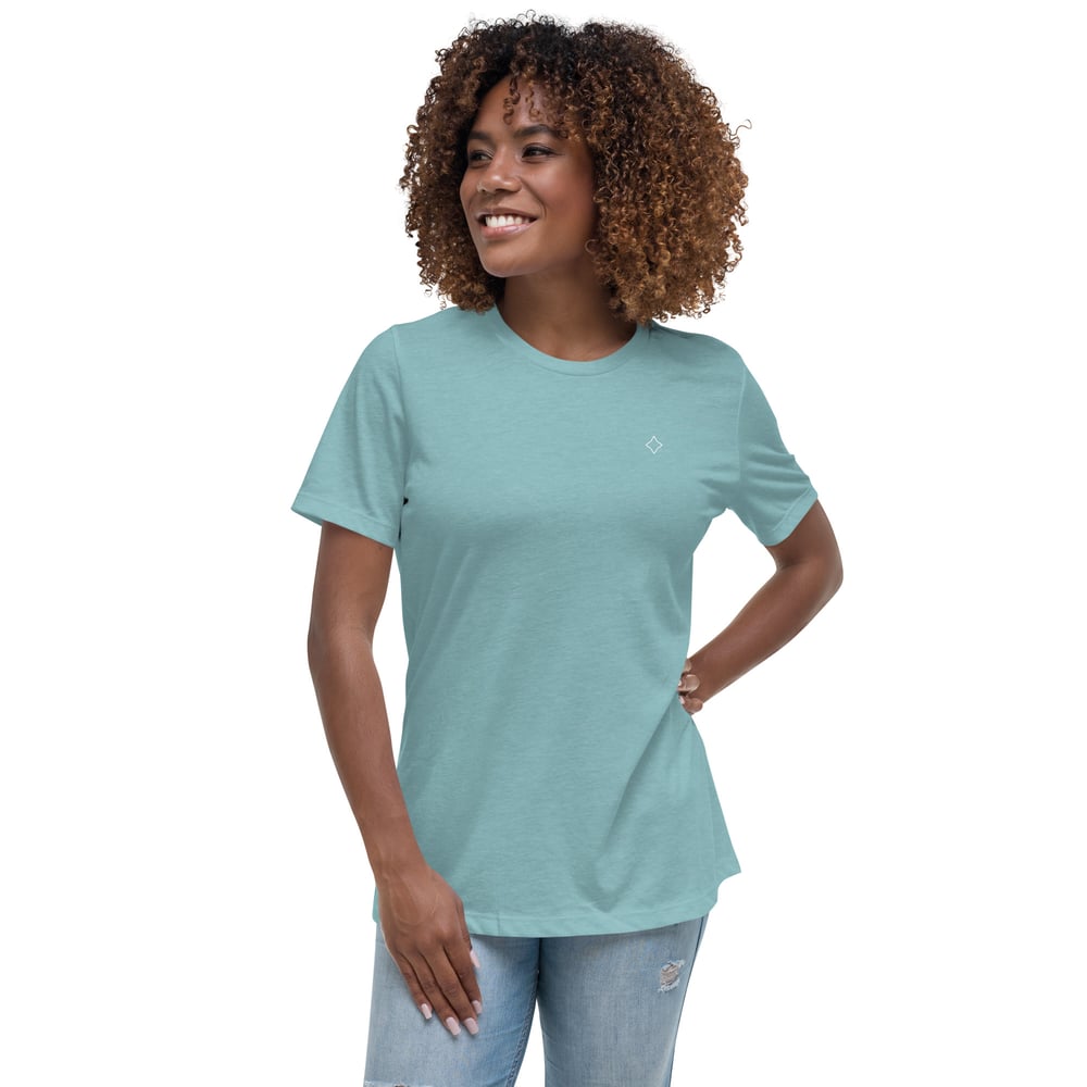Image of Iris Flowers - Women's Relaxed T-Shirt