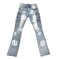 Image 1 of Blue Villi'age Stacked Jeans 