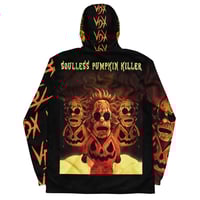 Image 1 of soulless pumpkin killer Men’s windbreaker