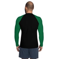 Image 4 of Enigma Green Men's Rash Guard 