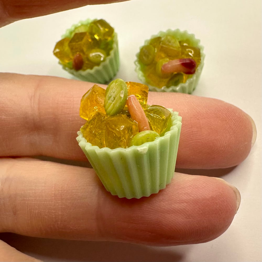 Image of Cubed Gelatin with Severed Finger