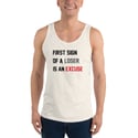 First Sign of a Loser Tank Top