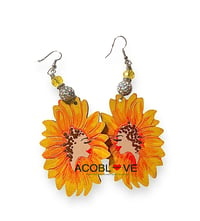 Image 2 of  Sunflower Goddess Earrings 