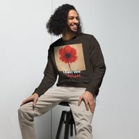 Image 10 of  Least We Forget Unisex organic sweatshirt