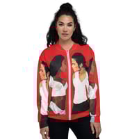 Image 2 of Icons Unisex Bomber Jacket red