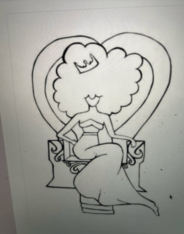 Image of Woman on her throne