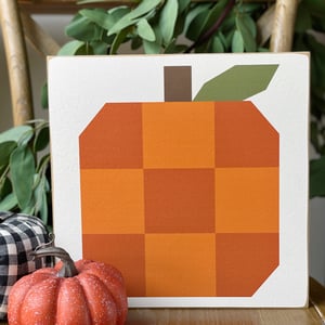 Image of Pumpkin Barn Quilt