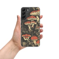 Image 15 of Dark Cottagecore Goth Inspired Vibrant Mushroom Clear Case for Samsung®