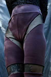 Image 1 of KILA Leggings, purple fleece