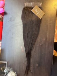 Image 1 of 14 inch straight 5x5 HD lace closure 