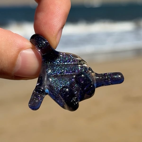 Image of Black N Blue Dichro HangLoose