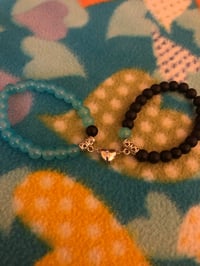Image 1 of Couples bracelets 💙🖤