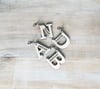 Initial Bag Tag Keychain