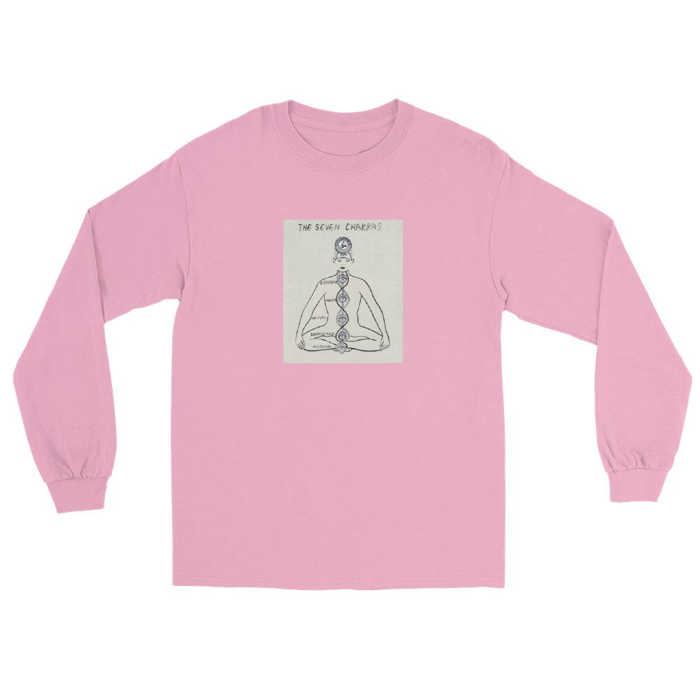 Image of THE SEVEN CHAKRAS LONG SLEEVE SHIRT 