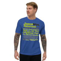 Image 19 of Jesus Has Returned .com Fitted Short Sleeve T-shirt