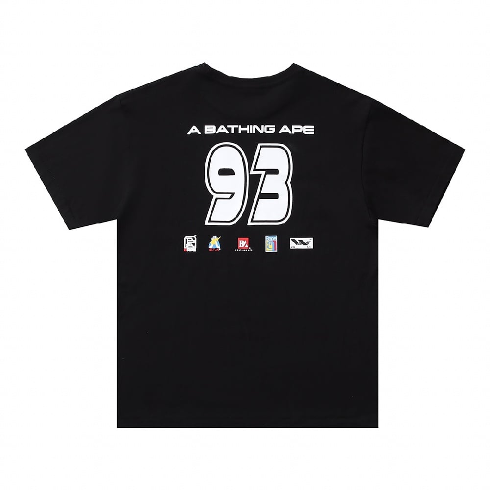 Bape World Gone Mad '93' T-Shirts Black White | Exclusively Drapped