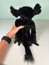 Image 5 of Weighted Mean Looking Minky Monster w/ Glass Eyes