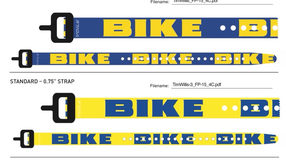15” BIKE Voile Strap