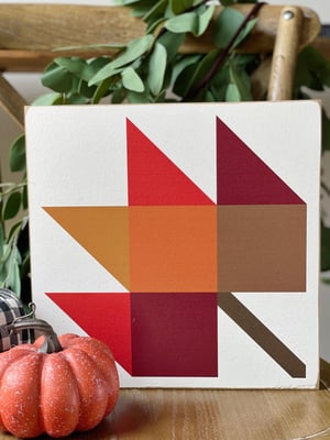 Image of Maple Leaf Barn Quilt